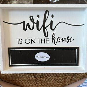 COPY - NWT WI-FI IS ON THE HOUSE WITH CHALK BOARD STRIP